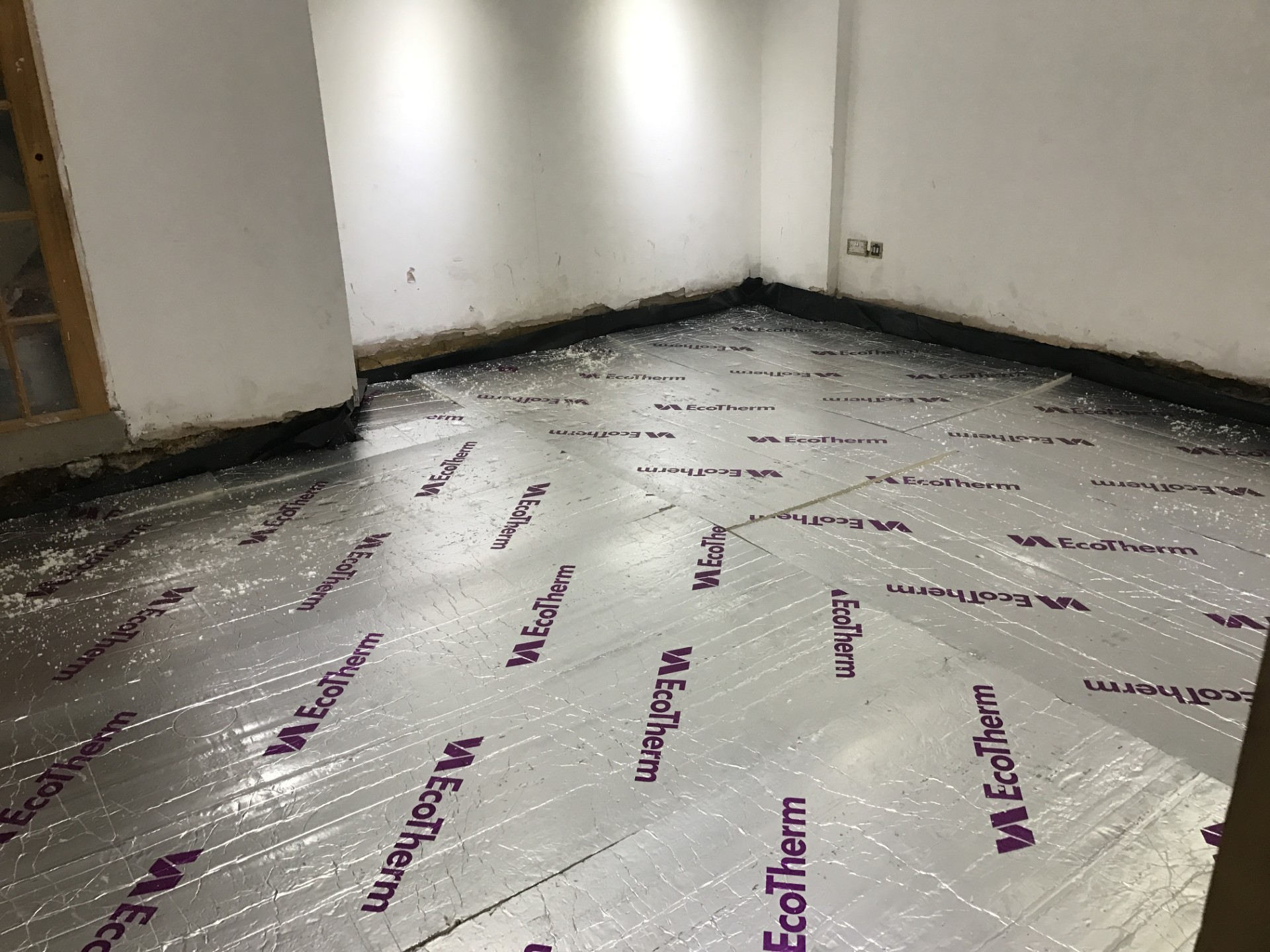 Floor concrete insulation